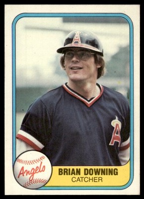 1981 Fleer Brian Downing California Angels #282