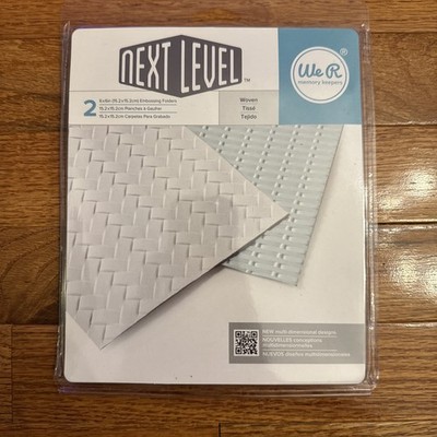 We R Memory Keepers Next Level Woven EMBOSSING FOLDERS texture 3D ...