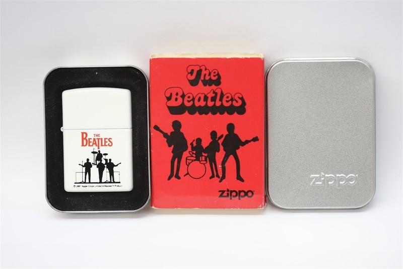 2007 Zippo - White Matte - Beatles Silhouette - Apple Corps 