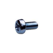 Image of Toolcraft Phillips Raised Head Screws DIN 7985 Steel 4.8 M5 x 10mm Pack Of 100