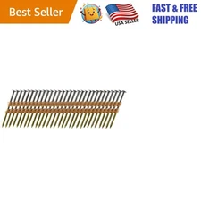 3-1/2'' x .131 Plastic Collated Framing Nails - Full Round Head Design