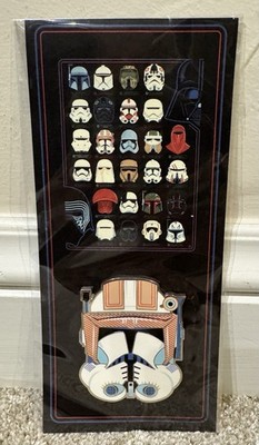 Disney Star Wars Helmets Clone Commander Cody Pin x Dave Perillo COA - LE 195