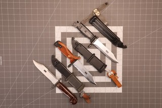 3X Combloc Rifle Bayonet Lot with Matching Number Scabbards Wire Cutter Type