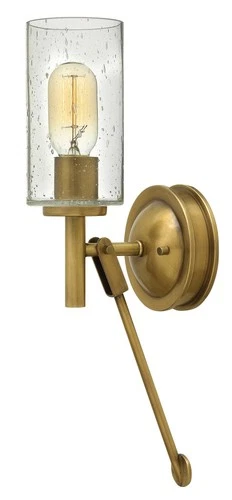 Hinkley Collier 17" High Heritage Brass Wall Sconce - Picture 3 of 5