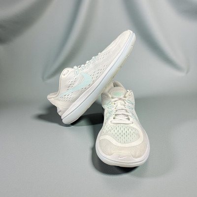Nike Free RN Motion Flyknit 2017 Women's Running Shoes White Size 9.5 898476-101