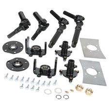 Go kart Golf ATV 4 Wheel Drive Half Axle kit Front Suspension Swing arm Assembly