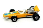 Matchbox Lesney Superfast 34 Formula 1 Racing Car, orange, 4 spoke wheels, mint!