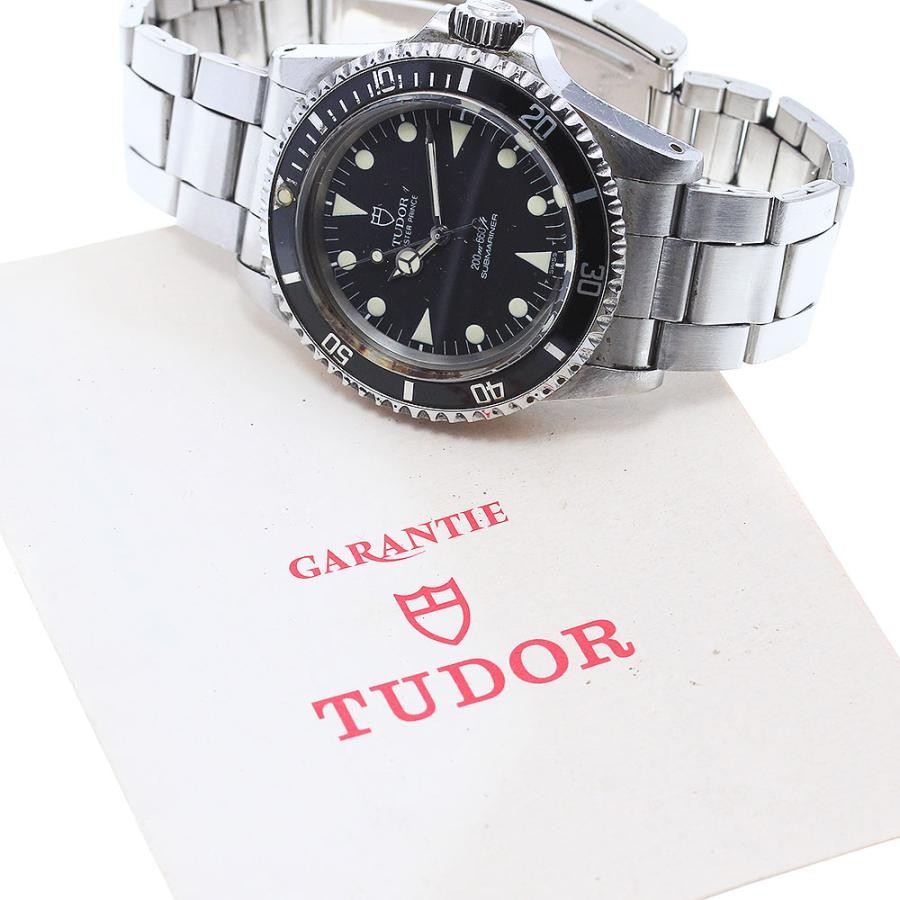 TUDOR OYSTER PRINCE SUBMARINER 94010 39mm SS Black Dial Automatic #C003
