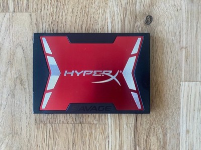 Kingston HyperX 120GB SSD SATA Festplatte SHSS37A/120G Zustand 100%
