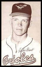 1947-66 Exhibits Baseball #38 Jackie Brandt EX *d2