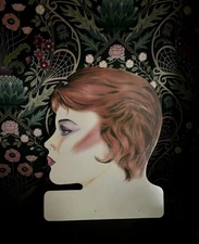 Vintage 1980s New Wave Glam Advertising Counter Retail Display Card Sign Standee