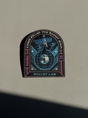 Rocket Lab Mission Patch KINEIS KILLED THE RADIO STAR II Official Memorabilia