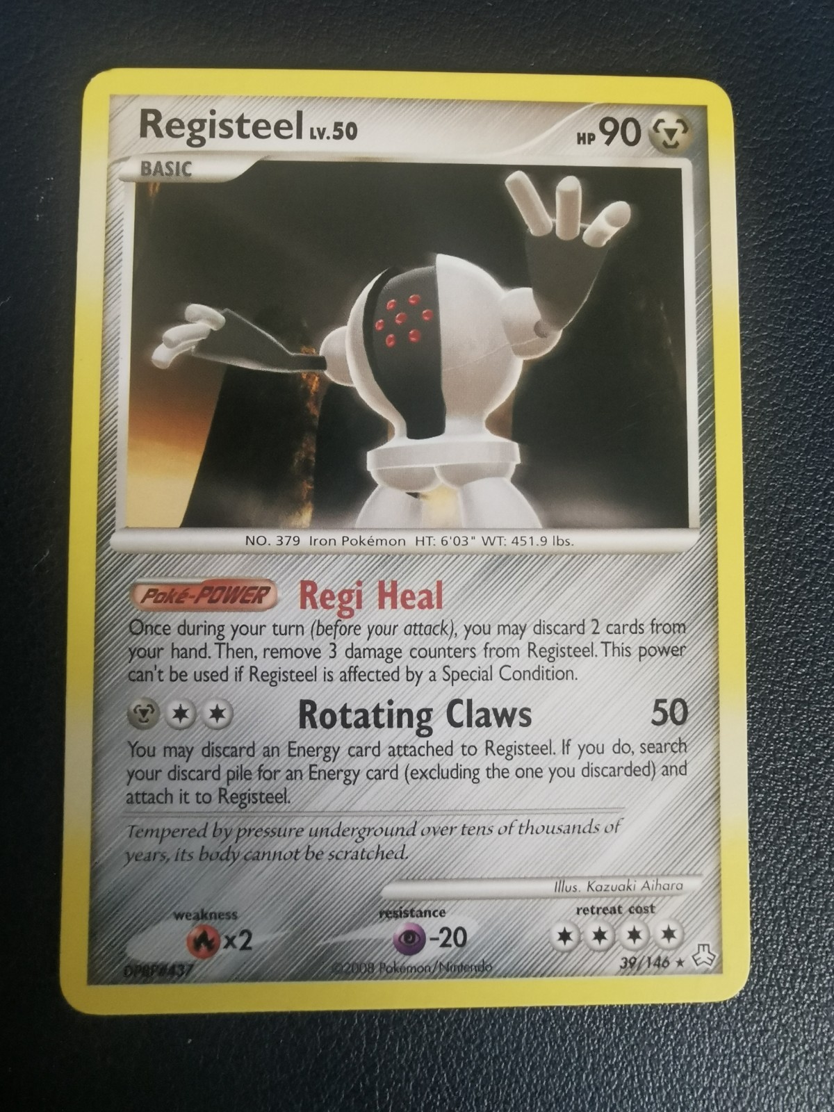 Pokemon Card Registeel 39/146 D&P Legends Awakened Non-Holo Rare