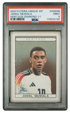 2024 Futera Unique World Football | Diamond #1/1 Jamal Musiala Germany PSA 9