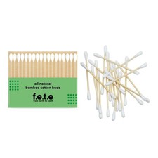From Earth to Earth Bamboo Cotton Buds 100 pack - 4 Pack