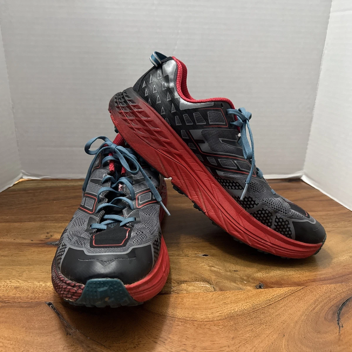 Hoka One One HOKA Speedgoat 2 Black True Red for sale | eBay