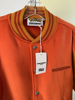 VandyThePink X Pokemon: Charizard Flame Varsity Jacket - LARGE | eBay
