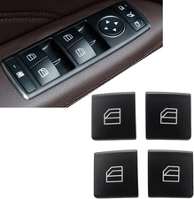 4PCS Driver Side Power Window Switch Button Cap for Mercedes C E Class 2009  2016
