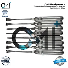 Magic Saw Set of 8 Pcs Preservation Rhinoplasty Plus Tastan Micro Nasal Saw Kit