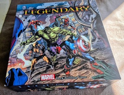 Upper Deck Legendary A Marvel Deck Building Game Complete & Clean