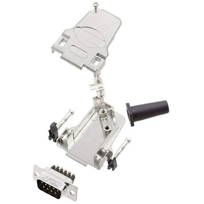 Amphenol L17D45ZF09-RG+L717DE09PST D-SUB Stiftleisten-Set 45 ° Polzahl: 9