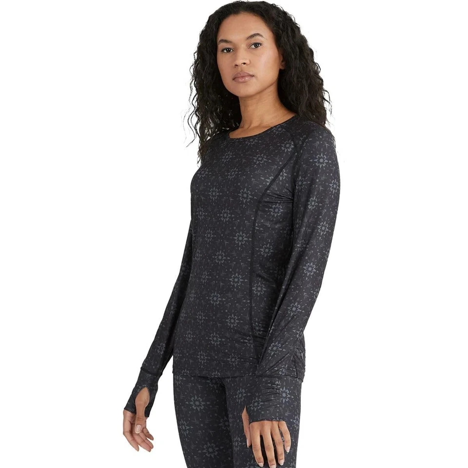 Colher escovada elástica feminina padrão Cloud Nine 4 vias, geo floco de neve, X-pequena - Imagem 3 de 3