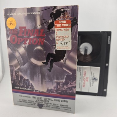The Final Option Beta Betamax - MGM (Not Vhs) **Buy 2 Get 1 Free**