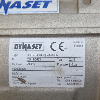 Dynaset HG3.7R-U240SE23-20-UR Hydraulic Generator 23 l/min 210 bar Industrial