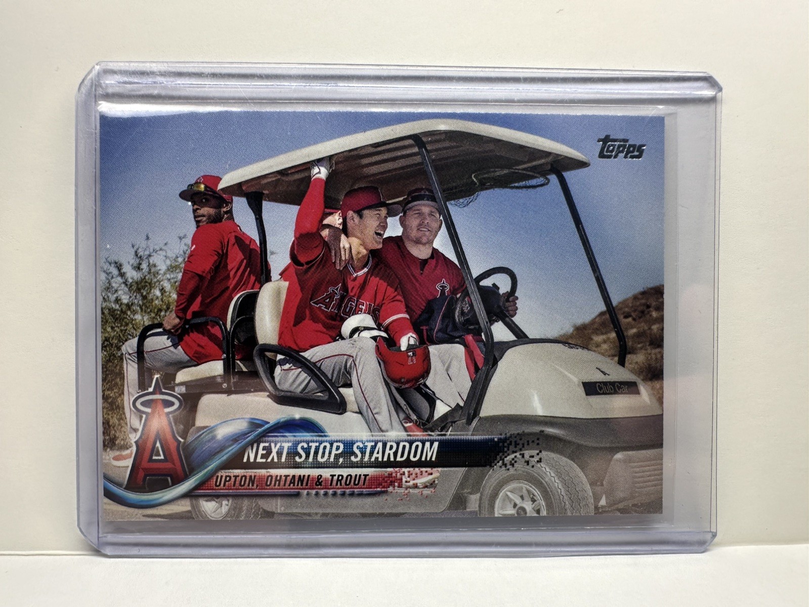 2018 Topps Update Next Stop Stardom (Justin Upton/Shohei Ohtani/Mike Trout)