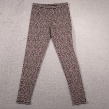 ClimateRight Cuddl Duds Leggings Womens Small Leopard Print Thermal Base Layer