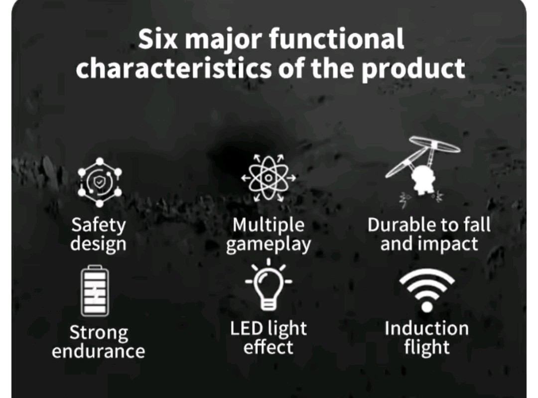 New Rechargeable White Flying Astronaut Drone Remote Control Led Multi Lights