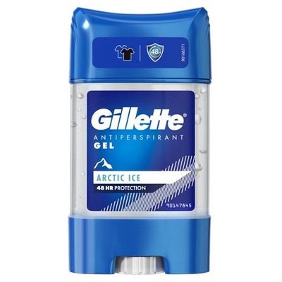Gillette Arctic Ice 48H Antitranspirant-Gel-Stick für Männer, 70 ml