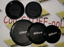 (1)Cap TOTAL-Choose 1 Cap From NIKON 52mm 72mm FRONT or BODY LENS CAP