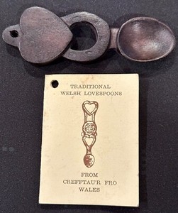 Vintage Traditional Welsh Love Spoon