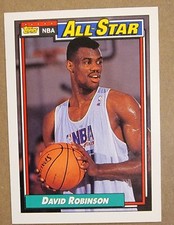 David Robinson 1992 Topps #106 Basketball Card