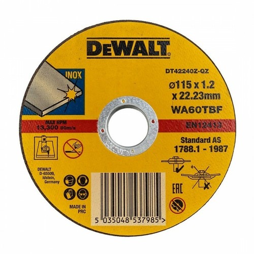 Discos de corte DeWALT 115 mm metal acero inoxidable rueda súper delgada de 4,5" pulgadas - Imagen 3 de 13