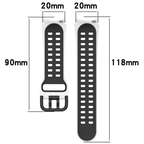 For Samsung Galaxy Watch 5 4 40 44mm Classic 42 46mm Silicone Sports Band Strap - Picture 2 of 50