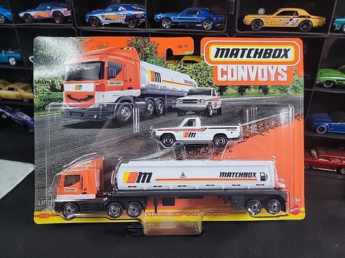 Matchbox Convoys MBX Cabover With MBX Tanker & 1977 Ford Courier - Picture 3 of 11