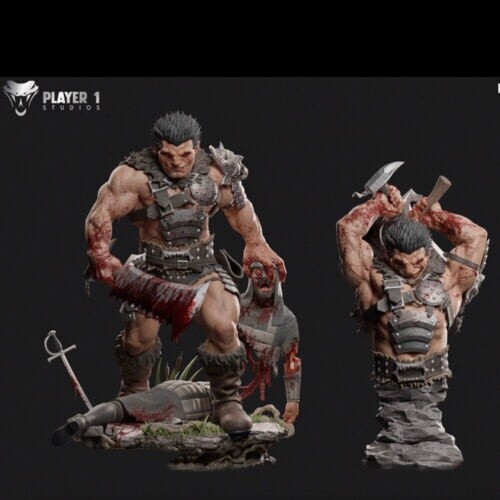 Player 1 Studio Berserk Zodd Resin Statue Pre-order 1/6 Scale EX Ver 2 Heads New - Picture 1 of 10