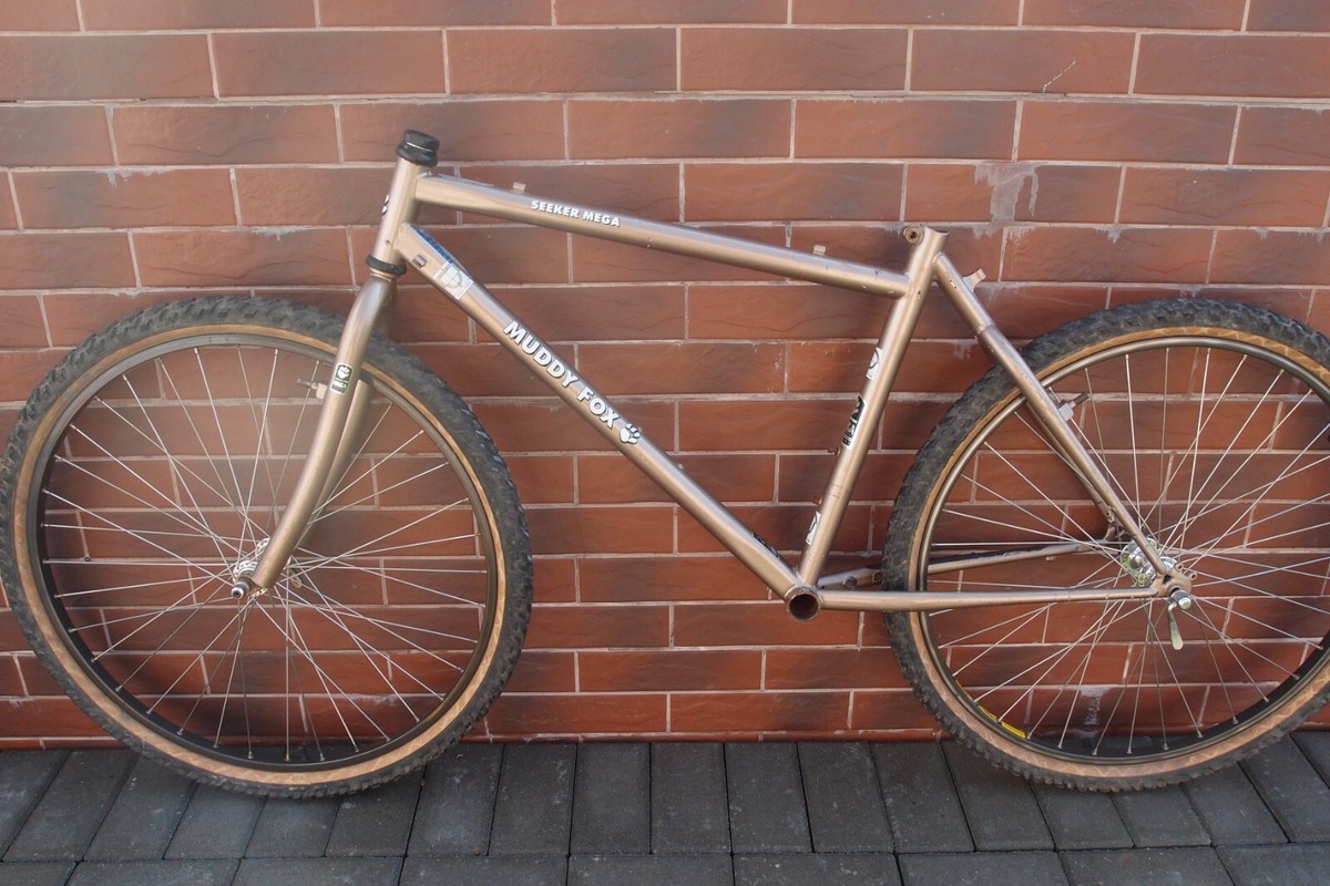MTB steel frame set Muddy Fox Seeker Mega Hand Built18 in CRMO