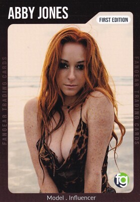 Abigail Abby Jones 2024 FanGear VIP 1st Edition Set 6 Rookie Card #609 RC Model