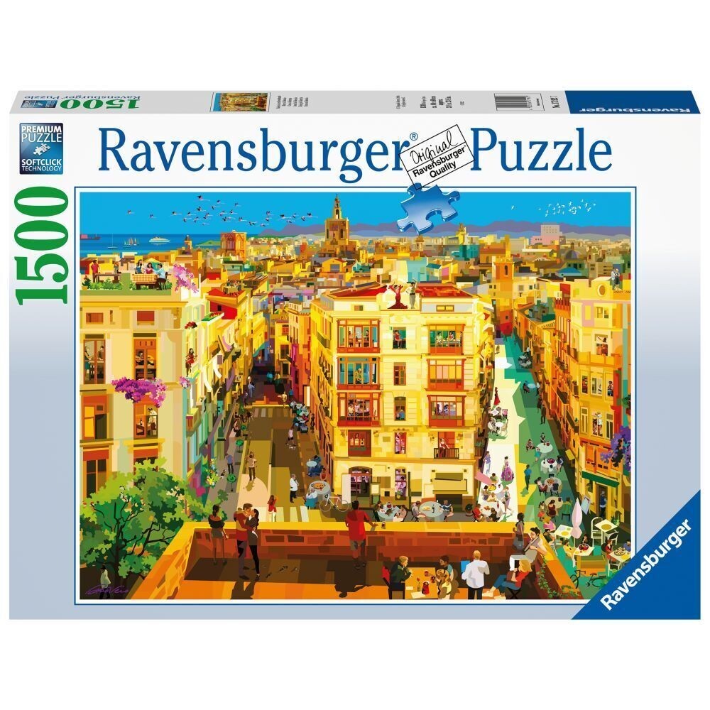 PUZZLE 1500 CENA A VALENCIA ravensburger 1500 PEZZI cm 80 x 60