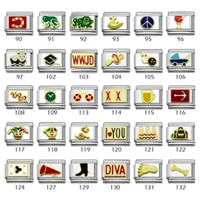 Italian Charms for 9mm Stainless Steel Modular Bracelets  #03