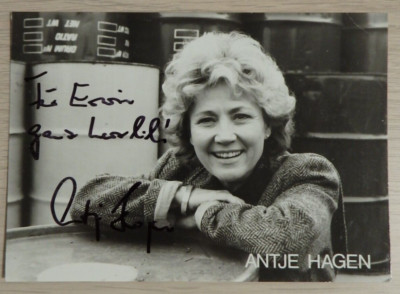 Autogramm deutsche Film- und Theater Schauspielerin Antje Hagen (85992)