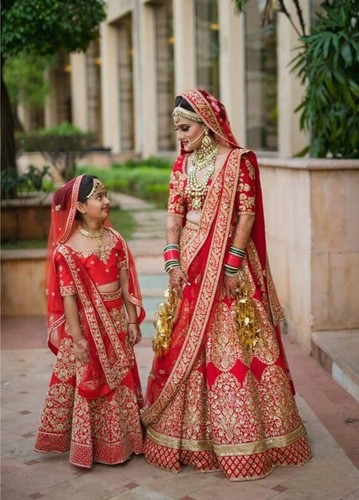 Mother Daughter Lehenga Choli Mom Kids 