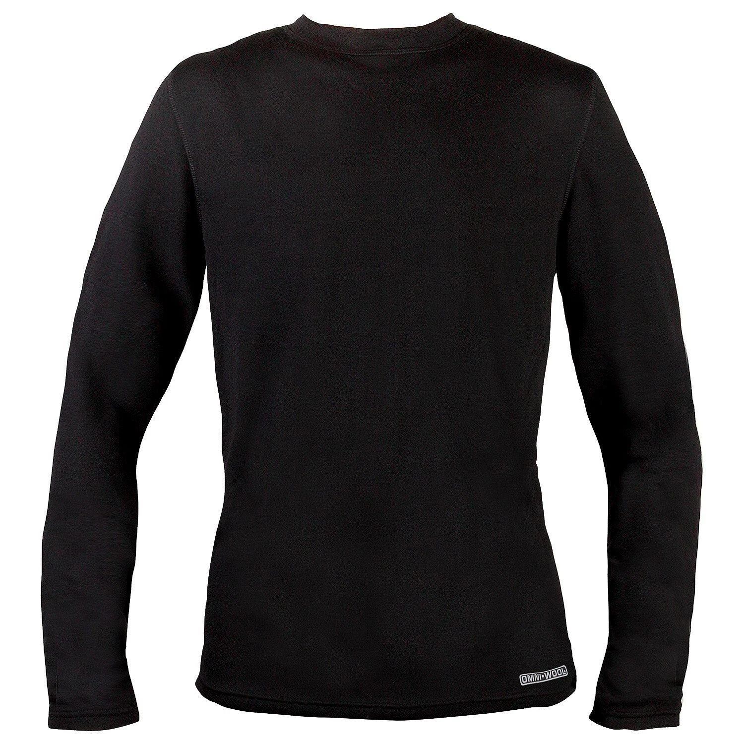 Omni Wool Men's Size Small Black Base Layer Crew Top Shirt Omniwool NEW