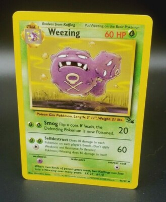 first edition weezing pokemon card - Rising Rivals All cards will be carefully packed for safe transit Weezing Vintage Pokmon Card 45/62