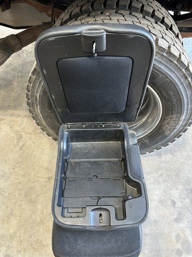 2003-2005 Dodge Ram 1500 2500 3500 Center Console Armrest Middle Jump Seat Black - Picture 5 of 5
