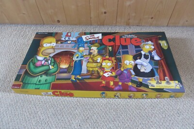THE SIMPSONS CLUE CLASSIC DETECTIVE GAME - PARKER BROTHERS