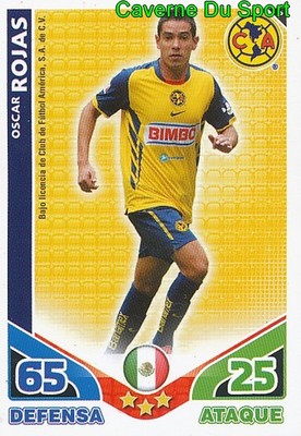 002 OSCAR ADRIAN ROJAS CF.AMERICA MEXICO CARD STARS WORLD 2010 TOPPS